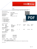 Wulymh: Lion Air Eticket Itinerary / Receipt