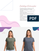 Catalogo Camiseta de Algodao