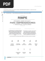 Régimen Simplificado para Emprendedores y Negocios Populares (RIMPE) - Intersri - Servicio de Rentas Internas