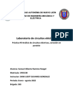 Práctica 9 Analisis de Circuitos en Paralelo