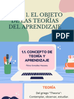 Finalidad de Las Teorías Del Aprendizaje