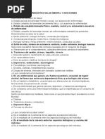 JEREMÍAS YUQUILEMA - Salud Mental y Adcciones PREGUNTAS