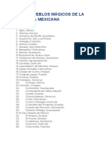 Los 132 Pueblos Mágicos de La República Mexicana