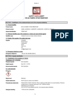 Fabric Stain Remover Safety Data Sheet PDF