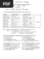 Lý thuyết PASSIVE VOICE