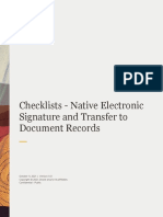 PER Checklists Electronic Signature Document Records-Native