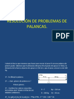 Ejercicios Resueltos de Palancas