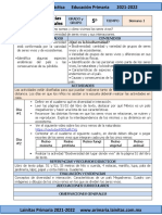 Noviembre - 5to Grado Ciencias Naturales (2021-2022)