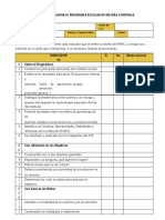 Instrumento para Valorar El Programa Escolar de Mejora Continua