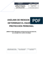 Estudio de Equipo de Proteccion Personal Nom 017