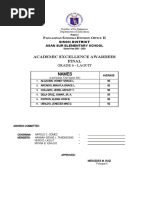 Names: Academic Excellence Awardees Final