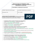 Evidencia de Conocimiento Comparison of Adjectives