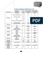 Ficha Tecnica Unidad Compacta Marca ZubZero Modelo Trifasico y Monofasico 5TR