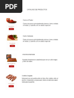 Catalago de Productos