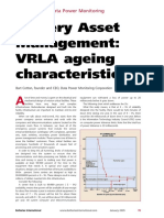 Battery - Asset - MGMT - VRLA Aging Characteristics