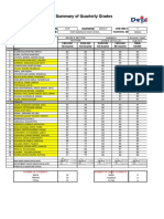 g8 Bewick English Grading Sheet