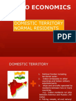 Domestic Territory and Normal Resident