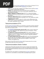 Telecommunications Etfs: Market Capitalization Capitalization Market Value