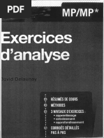 Exercices D'analyse