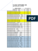 Catalogue Septembre 2021-Valable Jusqu'au 31-01-2022