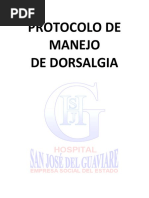 23 Protocolo de Manejo de Dorsalgia