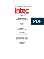 Instituto Tecnológico de Santo Domingo: Área de Ingenierías INI388 - Gestión de La Calidad II Sección 01