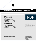 Maintenance Manual - Booms: S Booms Z Booms