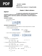 Chapter 1. What Is Advance Algebra?: Quadratic Formula