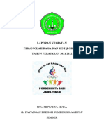 LAPORAN KEGIATAN PORSENI MTs. MIFTAHUL HUDA 2021/2022