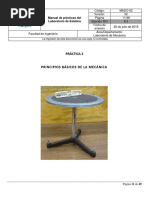 Práctica 2: Manual de Prácticas Del Laboratorio de Estática