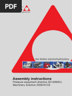 Assembly Instructions: Pressure Equipment Directive 2014/68/ EU Machinery Directive 2006/41/CE