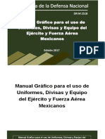 Manual Grafico para El Uso de Uniformes Divisas y Equipo Del Ejercito y Fam