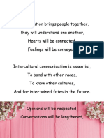 Intercultural Communication Poem