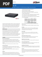 Dh-Xvr5104Hs-I3: 4 Channel Penta-Brid 5M-N/1080P Compact 1U 1Hdd Wizsense Digital Video Recorder