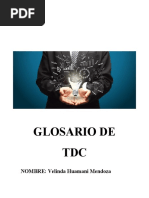 Glosario de TDC