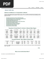 Mumbai Traffic Stats