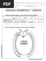 1º Ano - Avaliação Diagnóstica 1º Bimestre