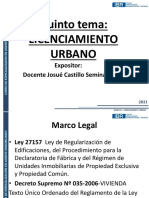 Licenciamiento Urbano 2021