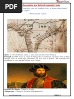 European Penetration and British Conquest of India