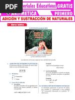 Números Naturales para Primer Grado de Secundaria