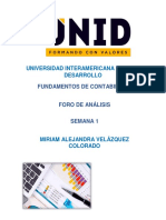 Foro de Análisis Contabilidad UNID