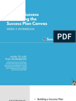 Building Success Plans Using The Success Plan Canvas: Week 5 Workbook