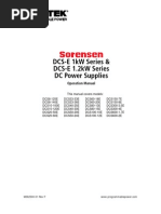 DCS-E 1.2kW-Series Operation Manual M362500-01