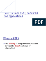 Peer-to-Peer (P2P) Networks and Applications