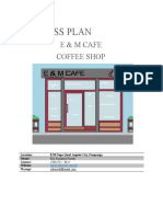 Business Plan: E & M Cafe Coffee Shop