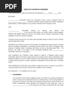 Director Cum Writer Agreement