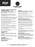 Matthew Torres' Resume