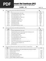 JOURNAL Class 11 Questions