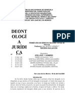 Trabajo DEONTOLOGÍA JURÍDICA PRIMERA EVALUACIÓN L II