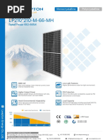 LP210 210-M-66-MH: Rated Power 650-665W